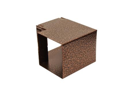 Коліно металеве для витяжки Profit M 90 х 90 х 90 мм мідний антик