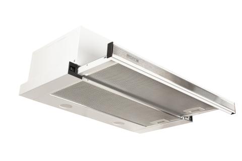 Витяжка кухонна ProfitM Телескоп №1 50см 840м3 Біла LED вставка нержавійка Витяжка кухонна ProfitM Телескоп №1 50см 840м3 Біла LED вставка нержавійка