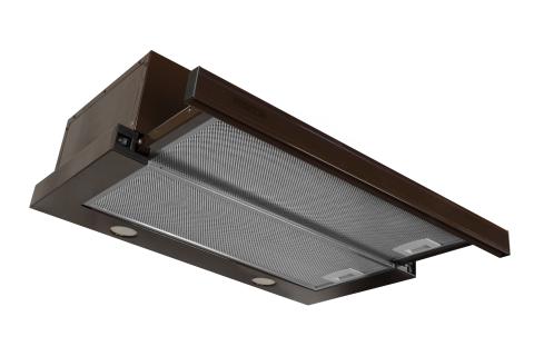 Витяжка кухонна ProfitM Телескоп Містраль 50см 550м3 Коричнева Витяжка кухонна ProfitM Телескоп Містраль 50см 550м3 Коричнева