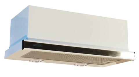 Витяжка кухонна ProfitM Телескоп №2 60см 1000м3 Біла LED вставка нержавійка Витяжка кухонна ProfitM Телескоп №2 60см 1000м3 Біла LED вставка нержавійка