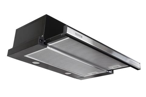 Витяжка кухонна ProfitM Телескоп ЕКО 60см 550м3 Чорна, вставка Нержавійка Витяжка кухонна ProfitM Телескоп ЕКО 60см 550м3 Чорна, вставка Нержавійка
