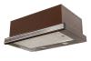 Витяжка кухонна ProfitM Телескоп №1 60см 840м3 Коричнева LED вставка нержавійка